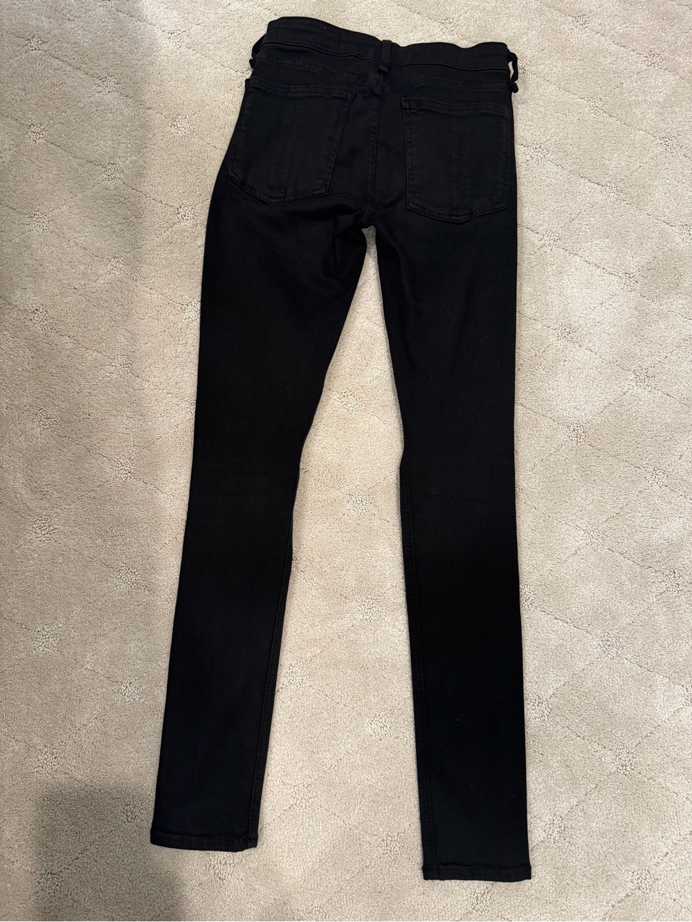 rag & bone Black Skinny Jeans - High-Rise Slim Fit